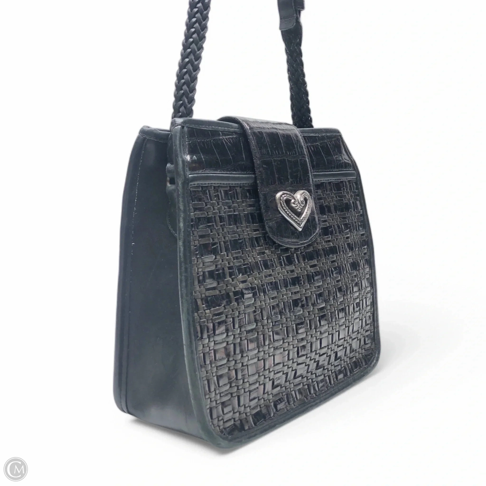 Handbag Leather By Brighton, Size: Medium