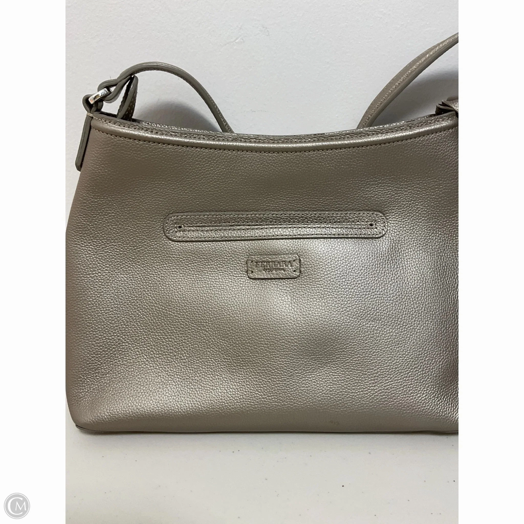 Handbag Leather By Brighton, Size: Medium
