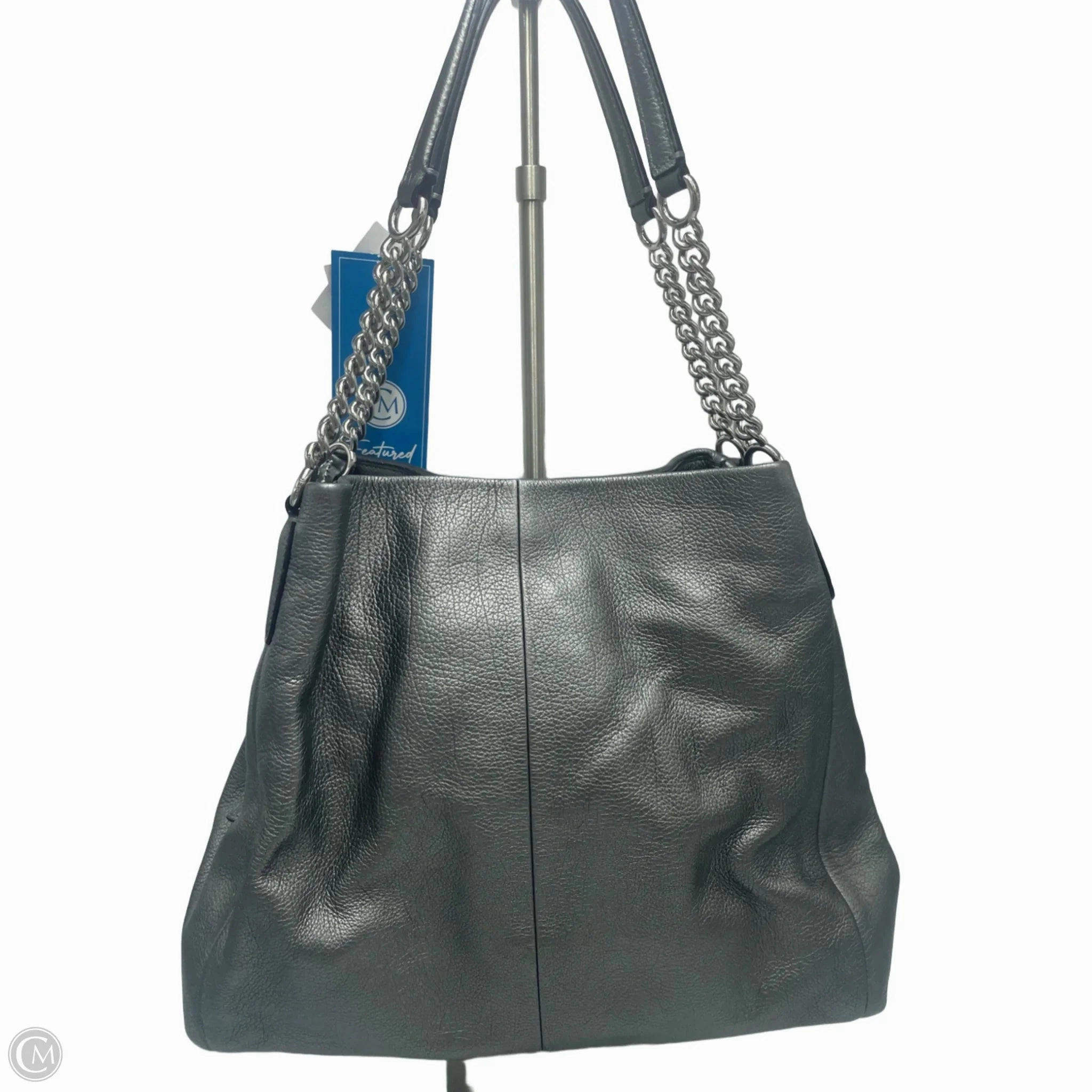 Handbag Leather Designer By Coach