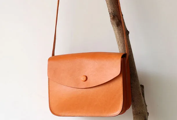 Handmade Leather phone purse stachel bag for women leather shoulder bag