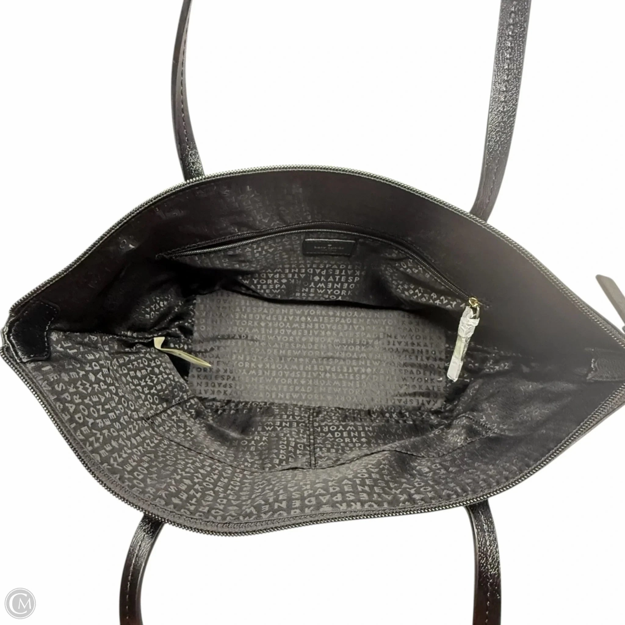 Haven Lane Glitter Tote Designer By Kate Spade In Black, Size: Small