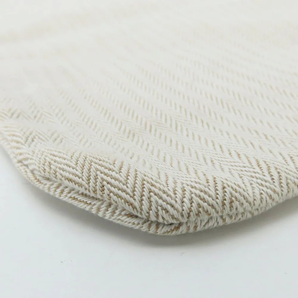 HERMES Shoulder Bag Cotton, Leather beige Alain GM unisex(Unisex) Used