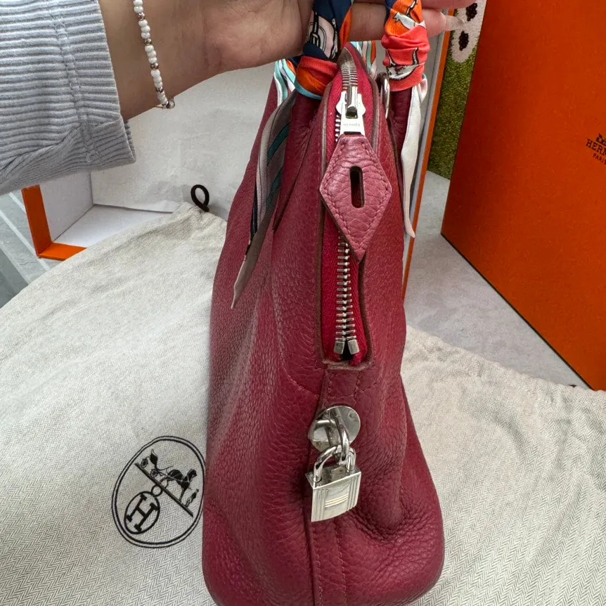 Herm??s Bolide 31 Rouge Casaque Shoulder Bag - Pre-Loved Big Discount