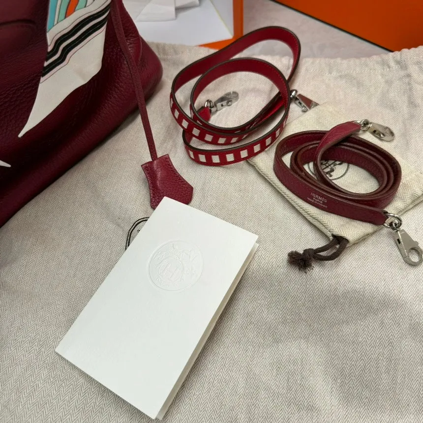 Herm??s Bolide 31 Rouge Casaque Shoulder Bag - Pre-Loved Big Discount
