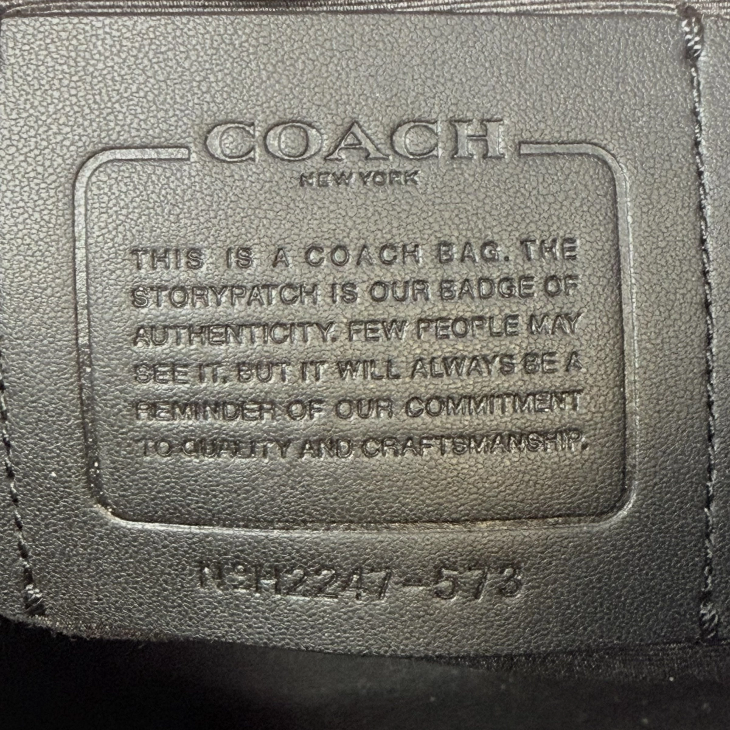 Houston Map Bag In Signature Canvas Designer By Coach, Size: Large