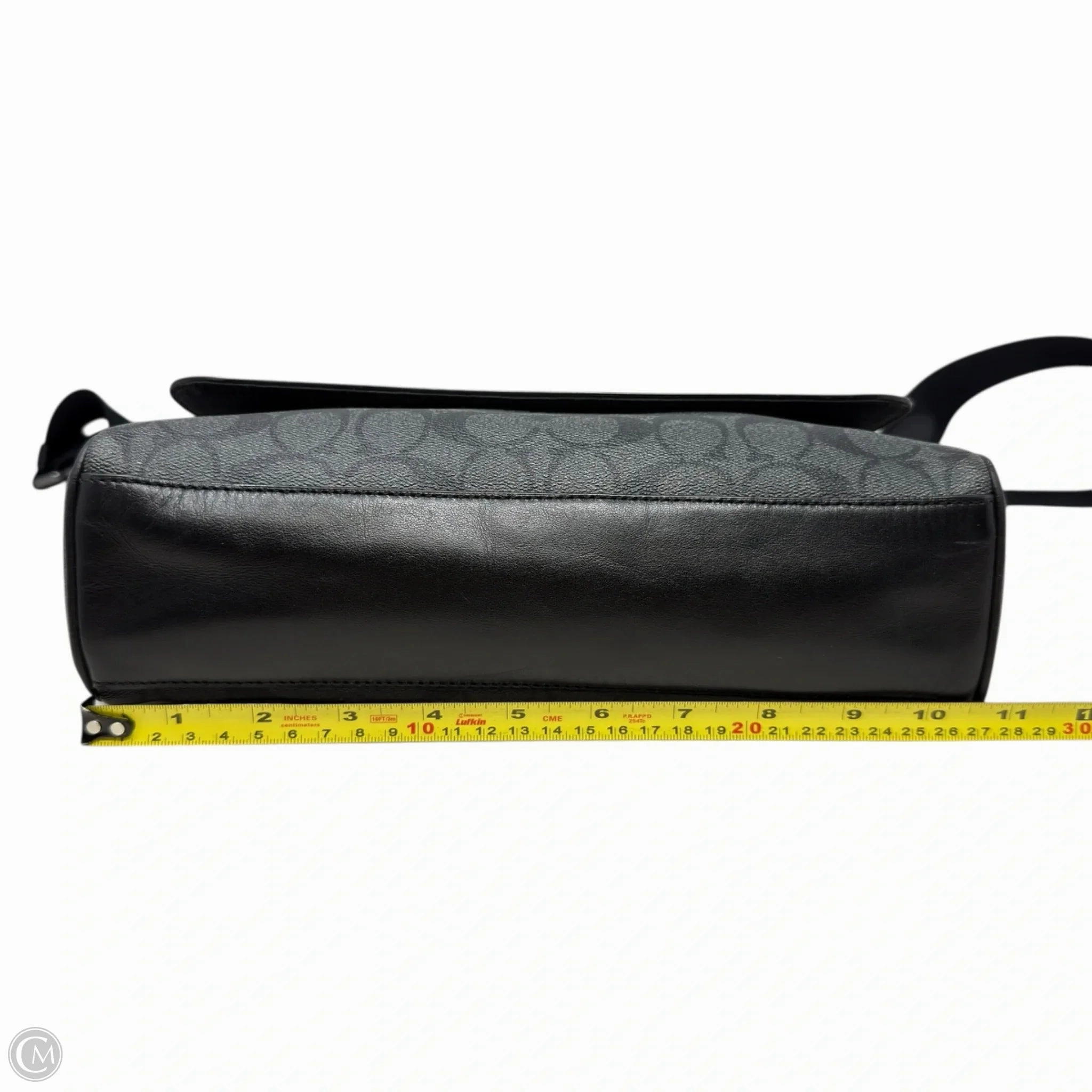Houston Map Bag In Signature Canvas Designer By Coach, Size: Large