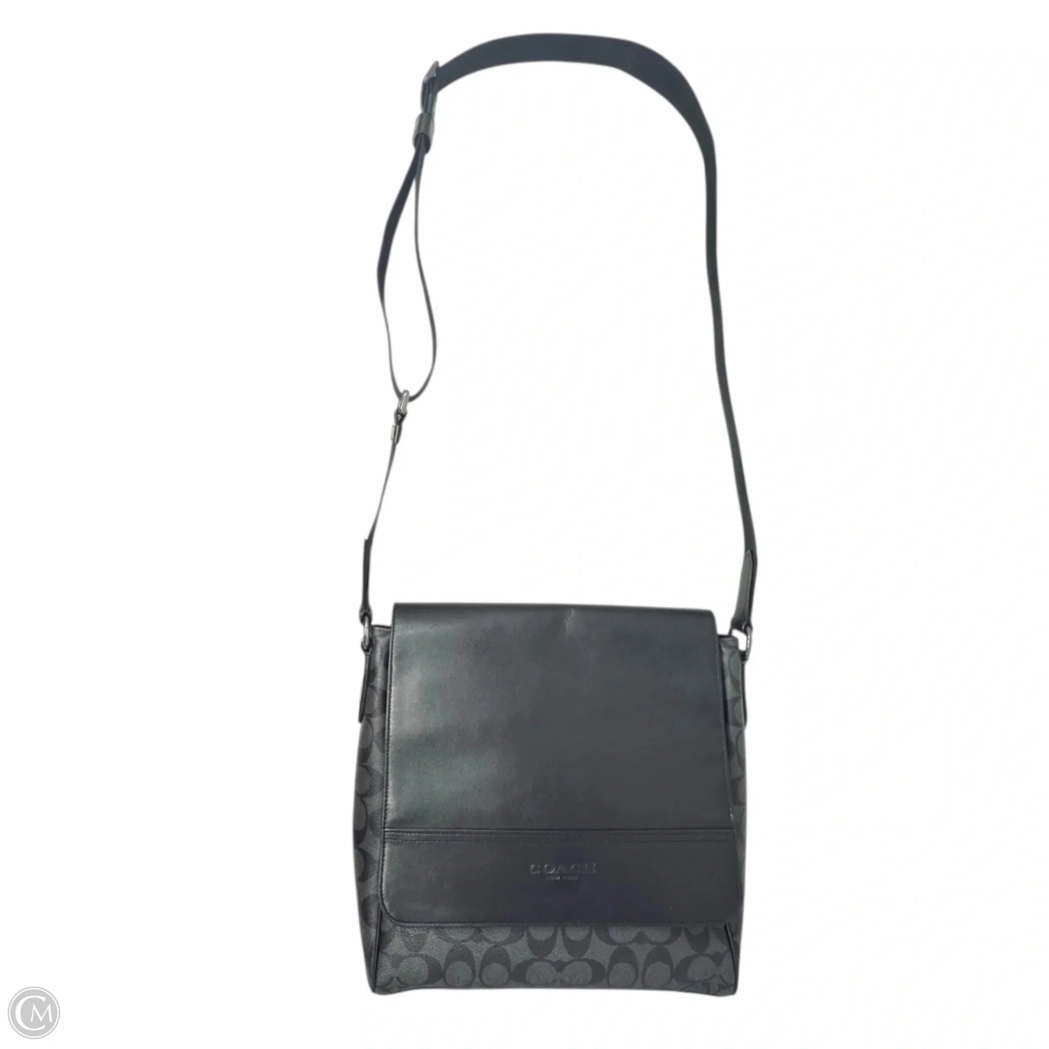 Houston Map Bag In Signature Canvas Designer By Coach, Size: Large
