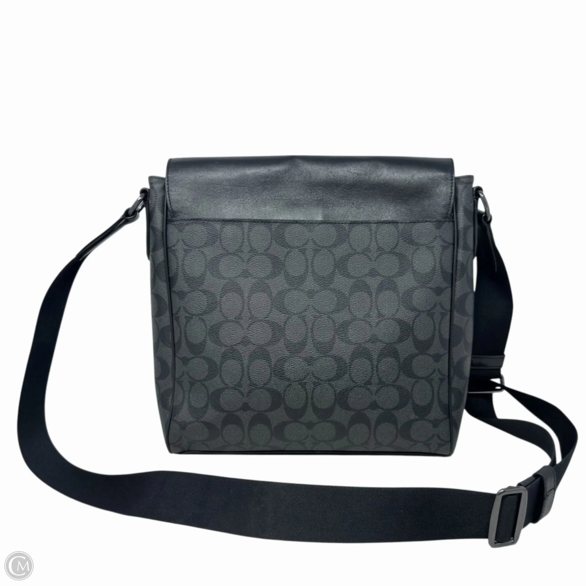 Houston Map Bag In Signature Canvas Designer By Coach, Size: Large
