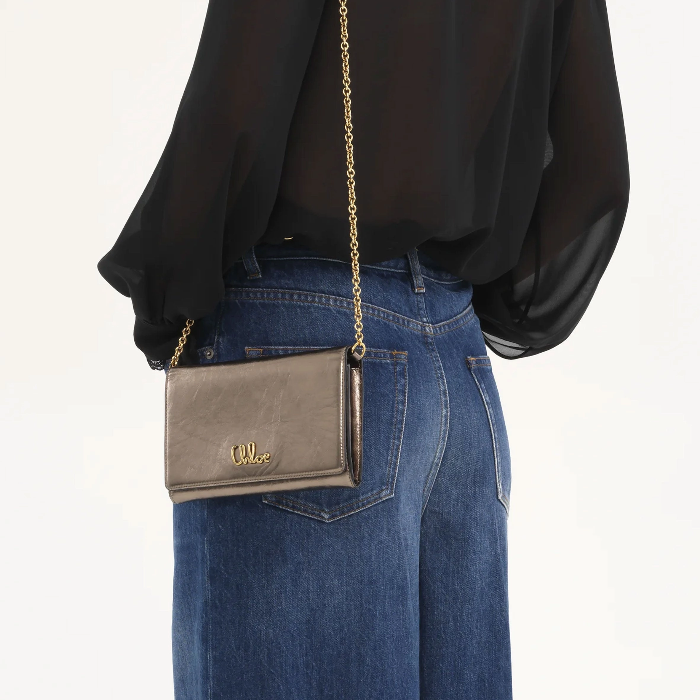 Iconic Flap WOC, Metallic