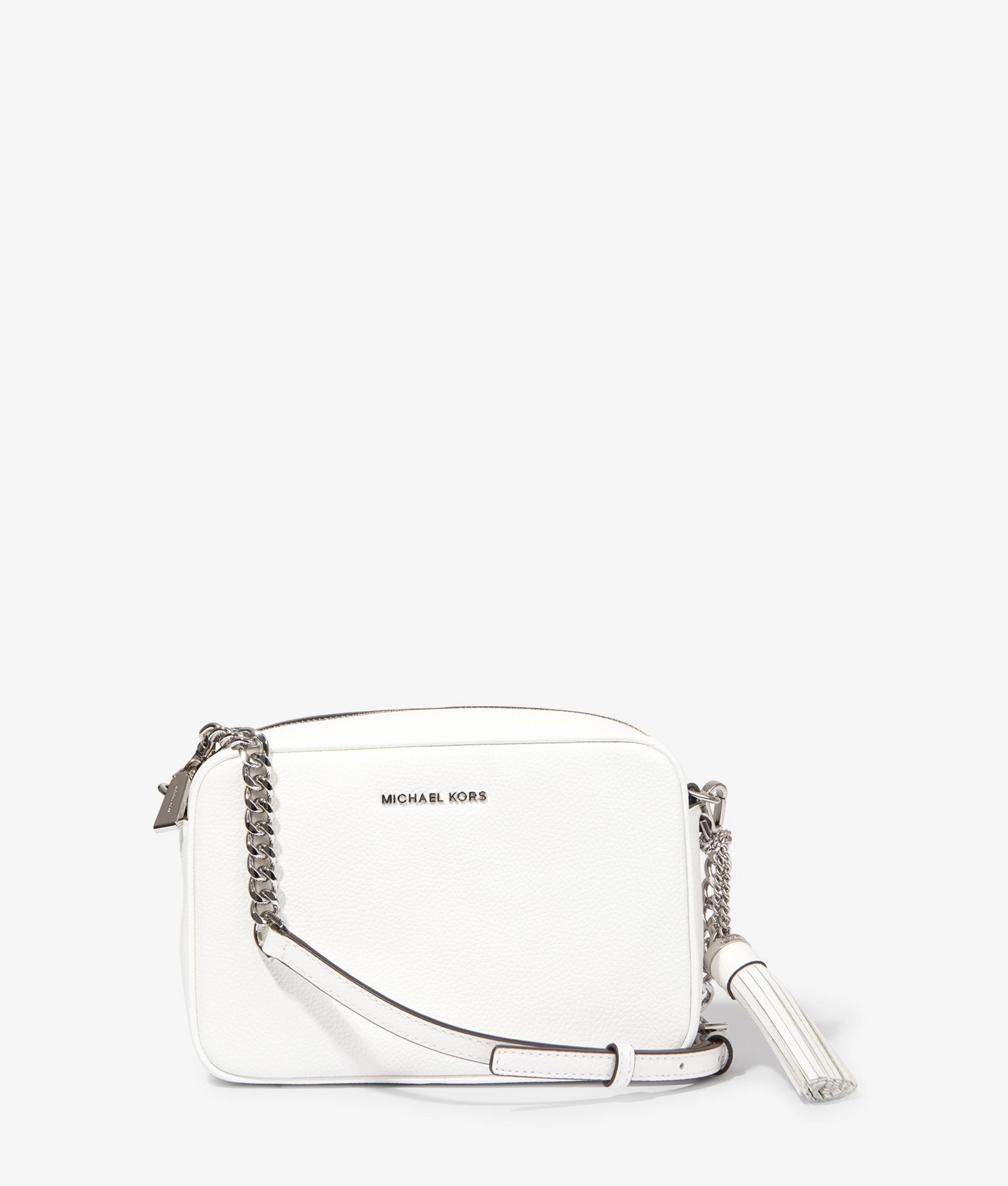 Jet set camera bag in optic white