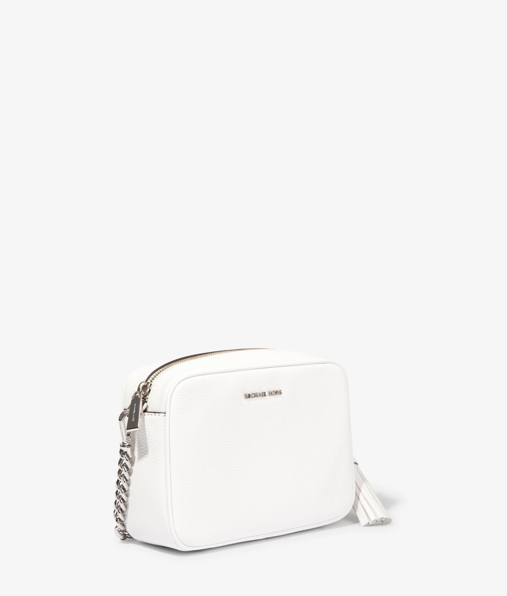 Jet set camera bag in optic white