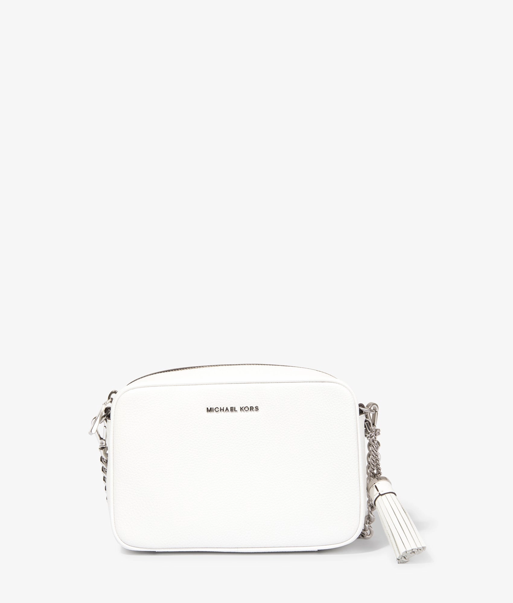 Jet set camera bag in optic white
