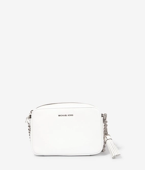 Jet set camera bag in optic white