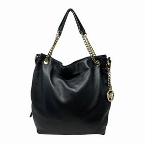 Jet Set Chain Large Leather Shoulder Bag By Michael Kors, Size: Large
