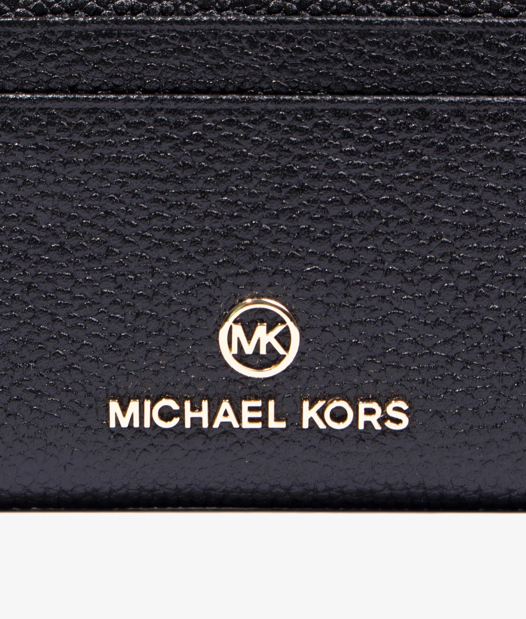 Jet set coin and card case in black