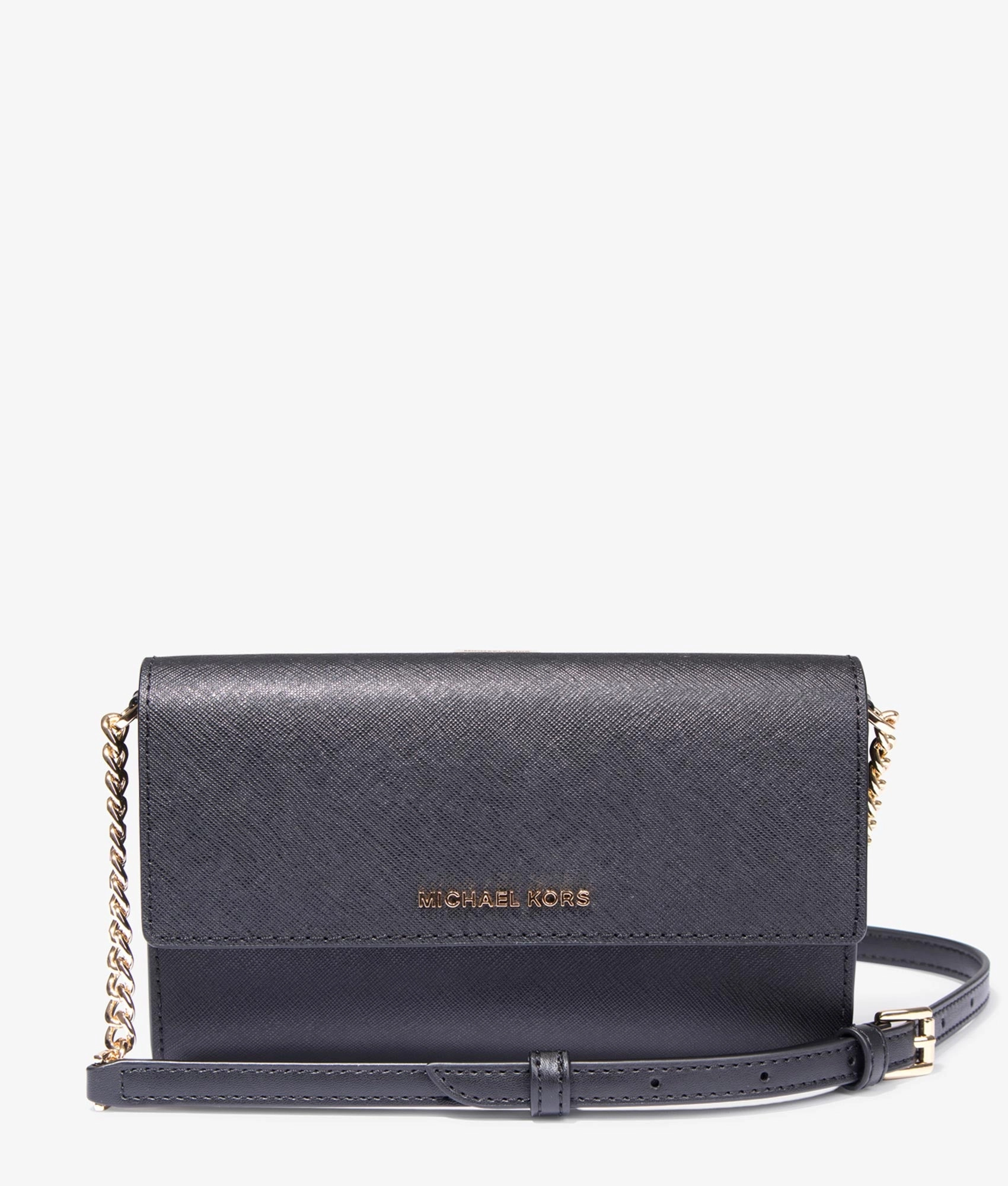 Jet set large frame crossbody in black