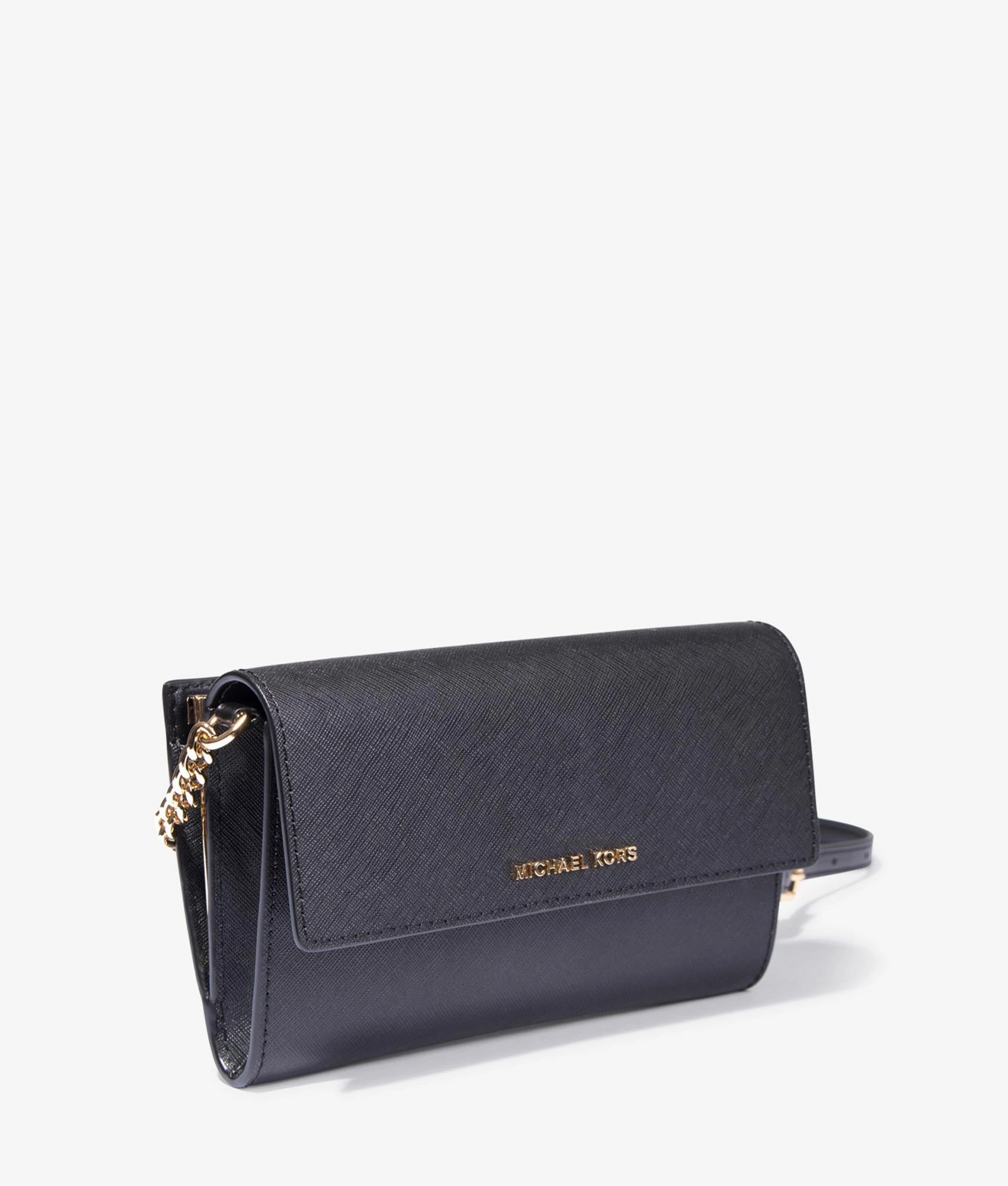 Jet set large frame crossbody in black