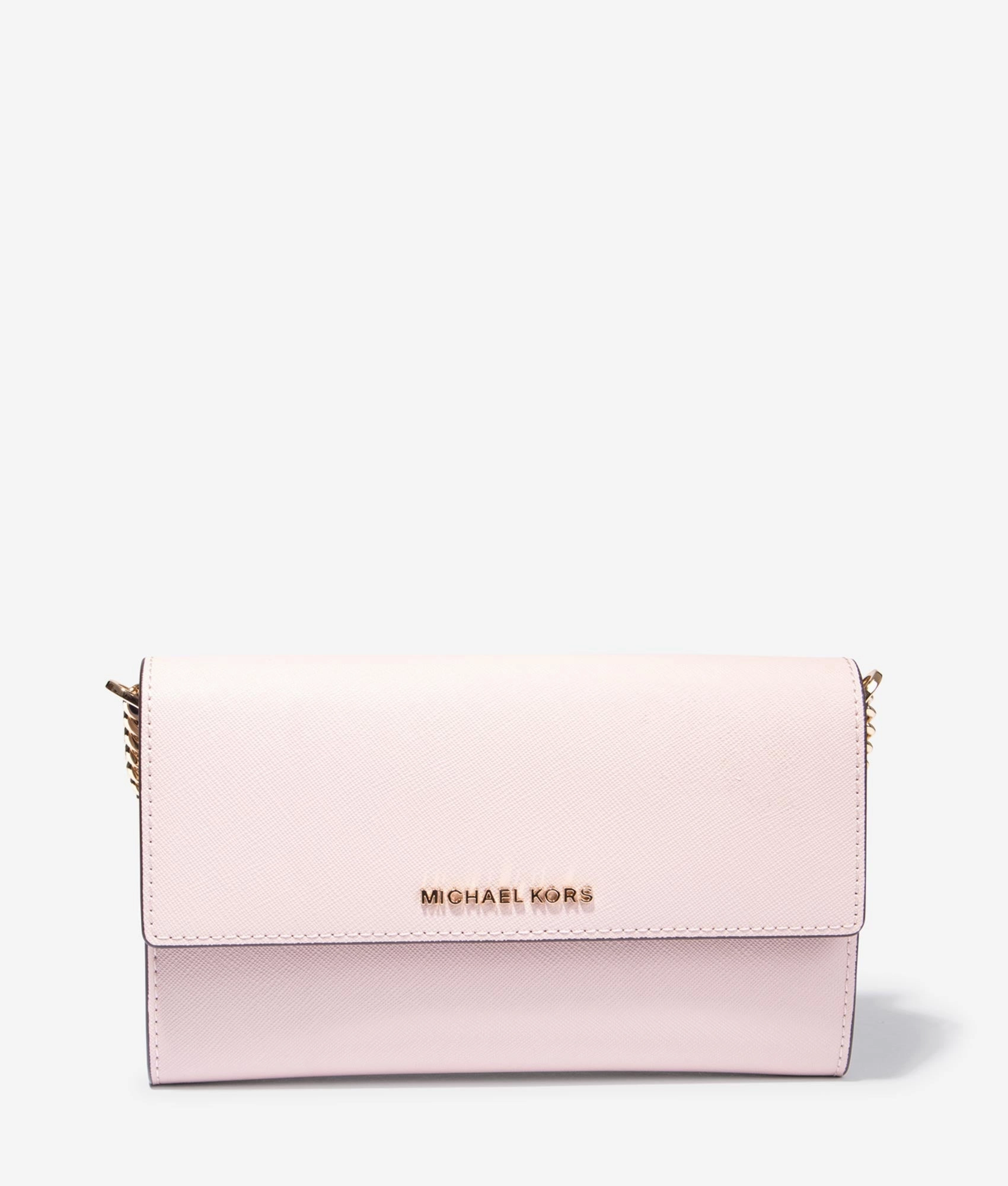 Jet set large frame crossbody in soft pink