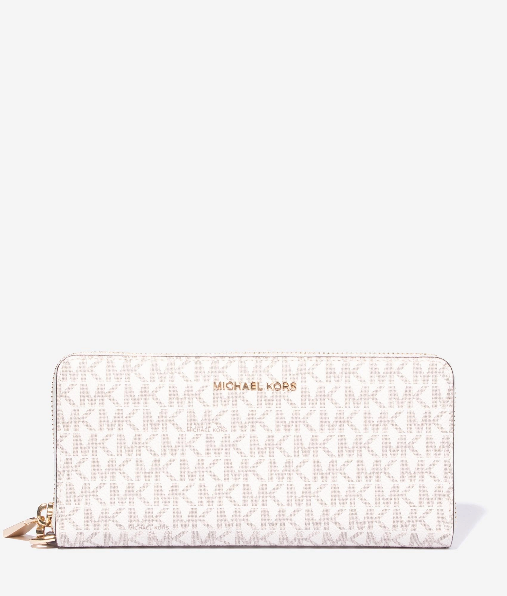 Jet set phone and wallet case in vanilla