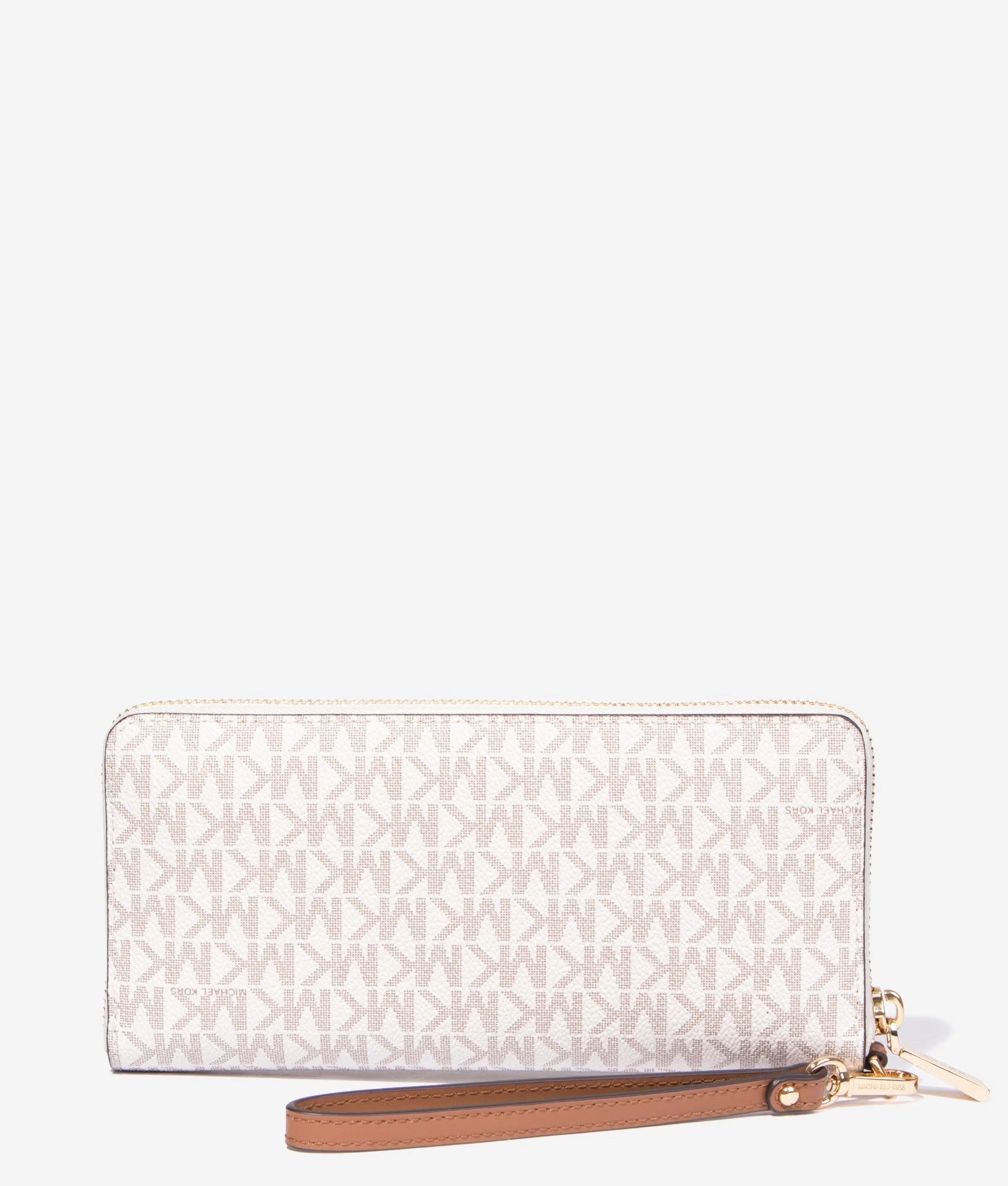 Jet set phone and wallet case in vanilla
