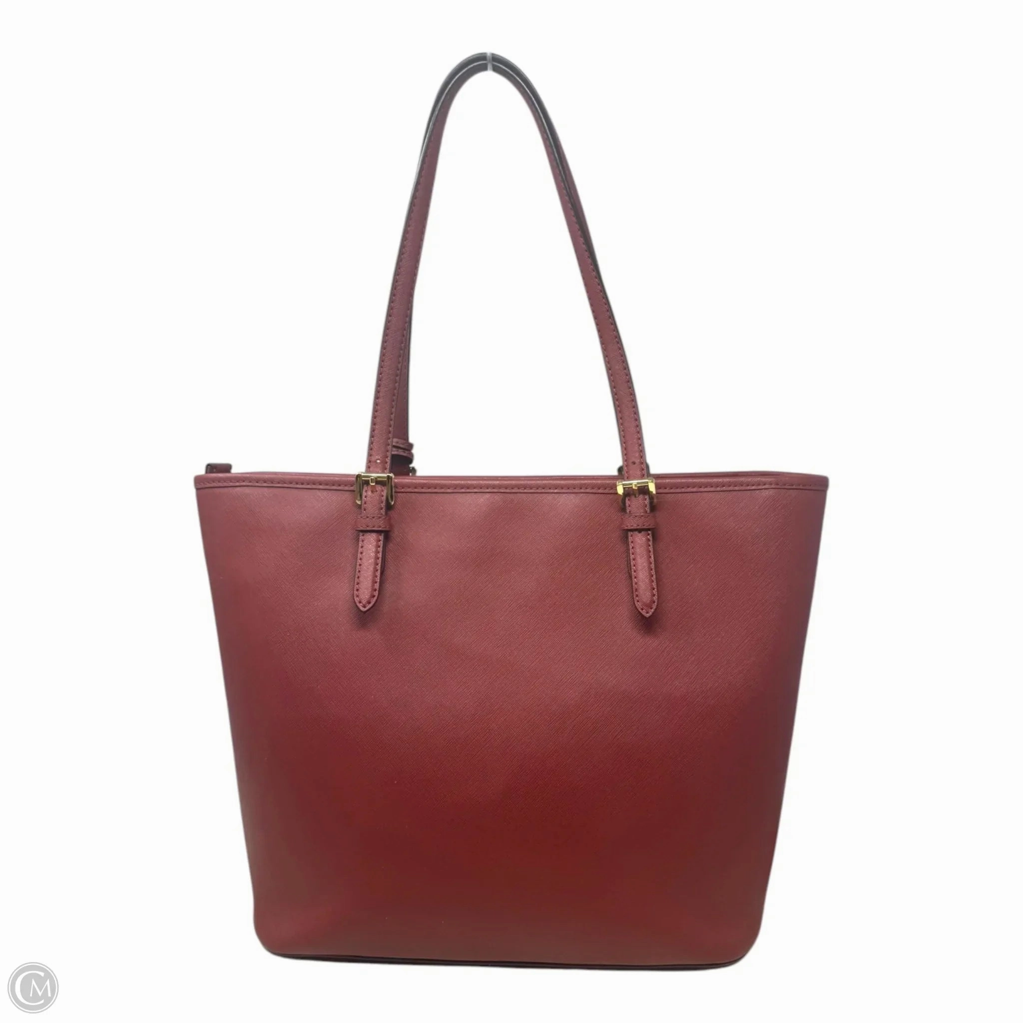 Jet Set Snap Pocket Tote in Brick Designer By Michael Kors  Size: Medium