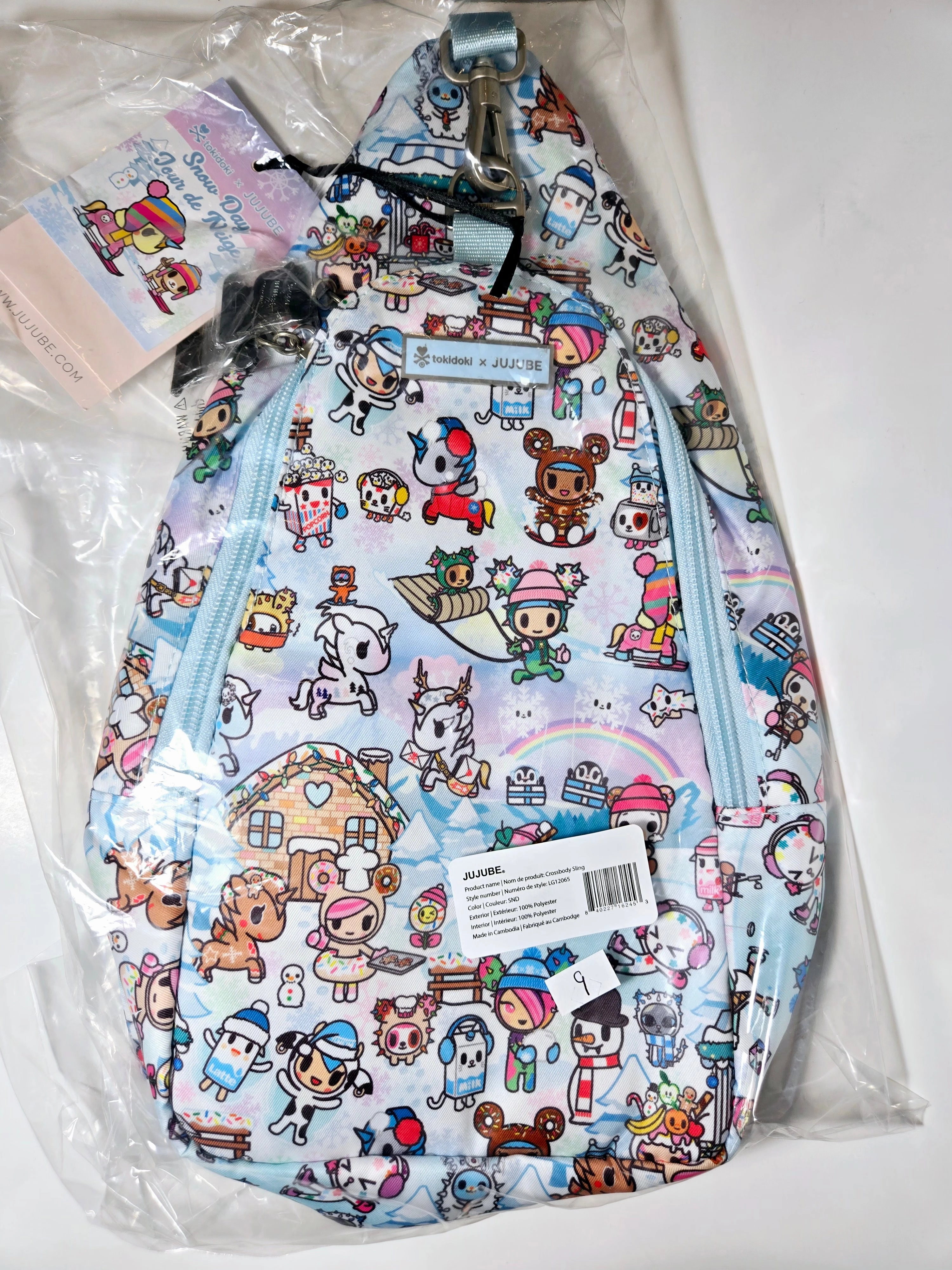 Jujube - Tokidoki - Snow Day - Crossbody Sling