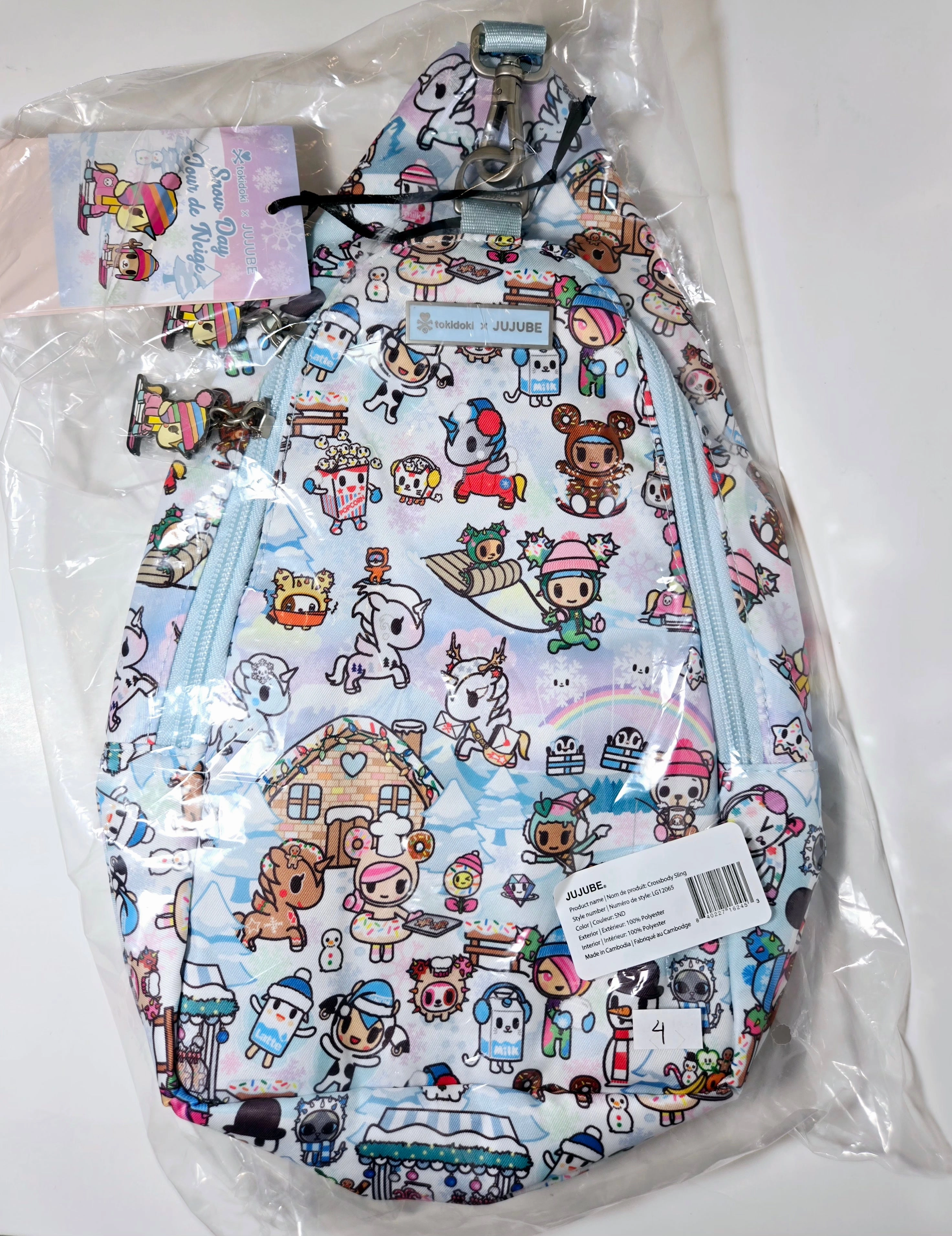 Jujube - Tokidoki - Snow Day - Crossbody Sling