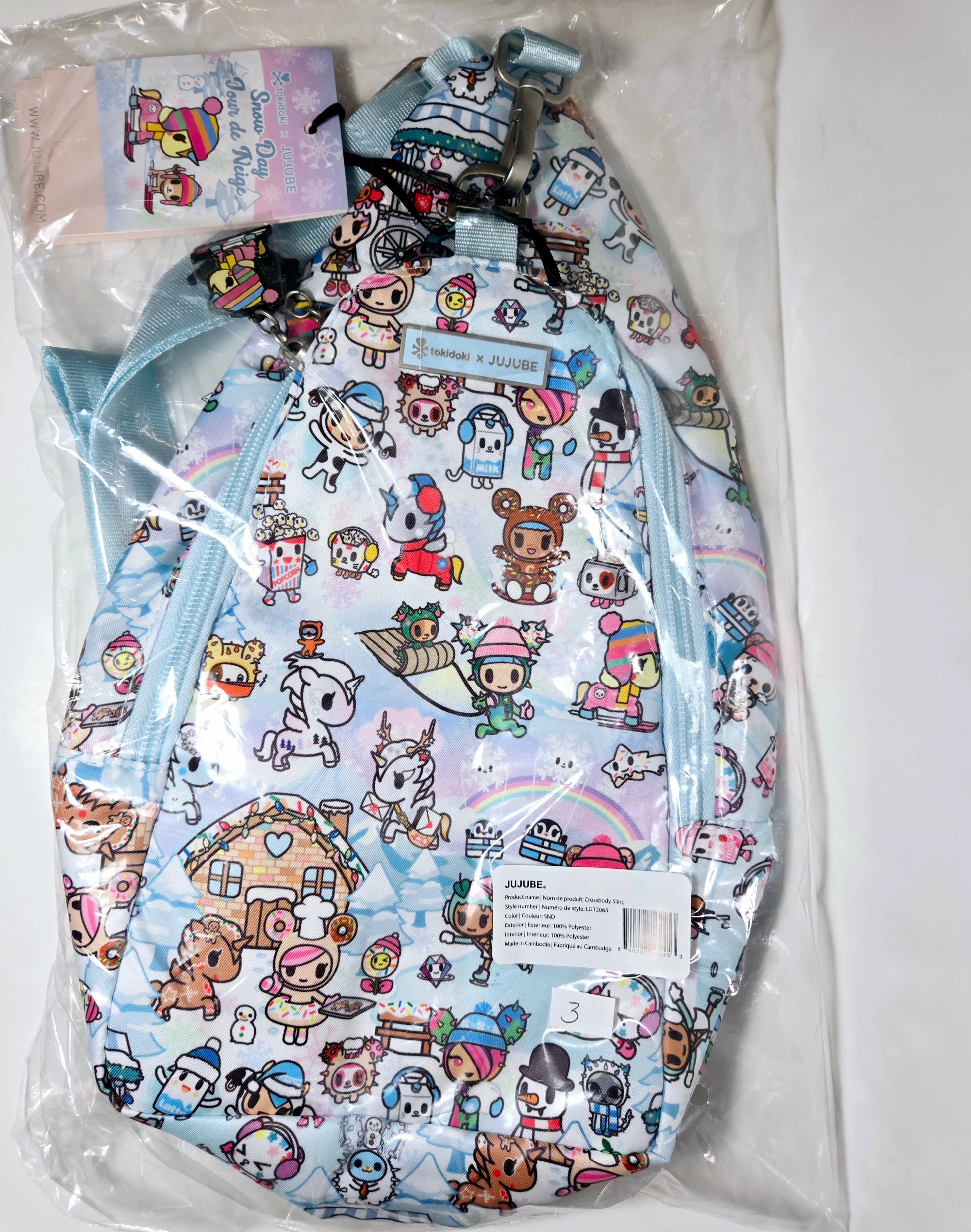 Jujube - Tokidoki - Snow Day - Crossbody Sling