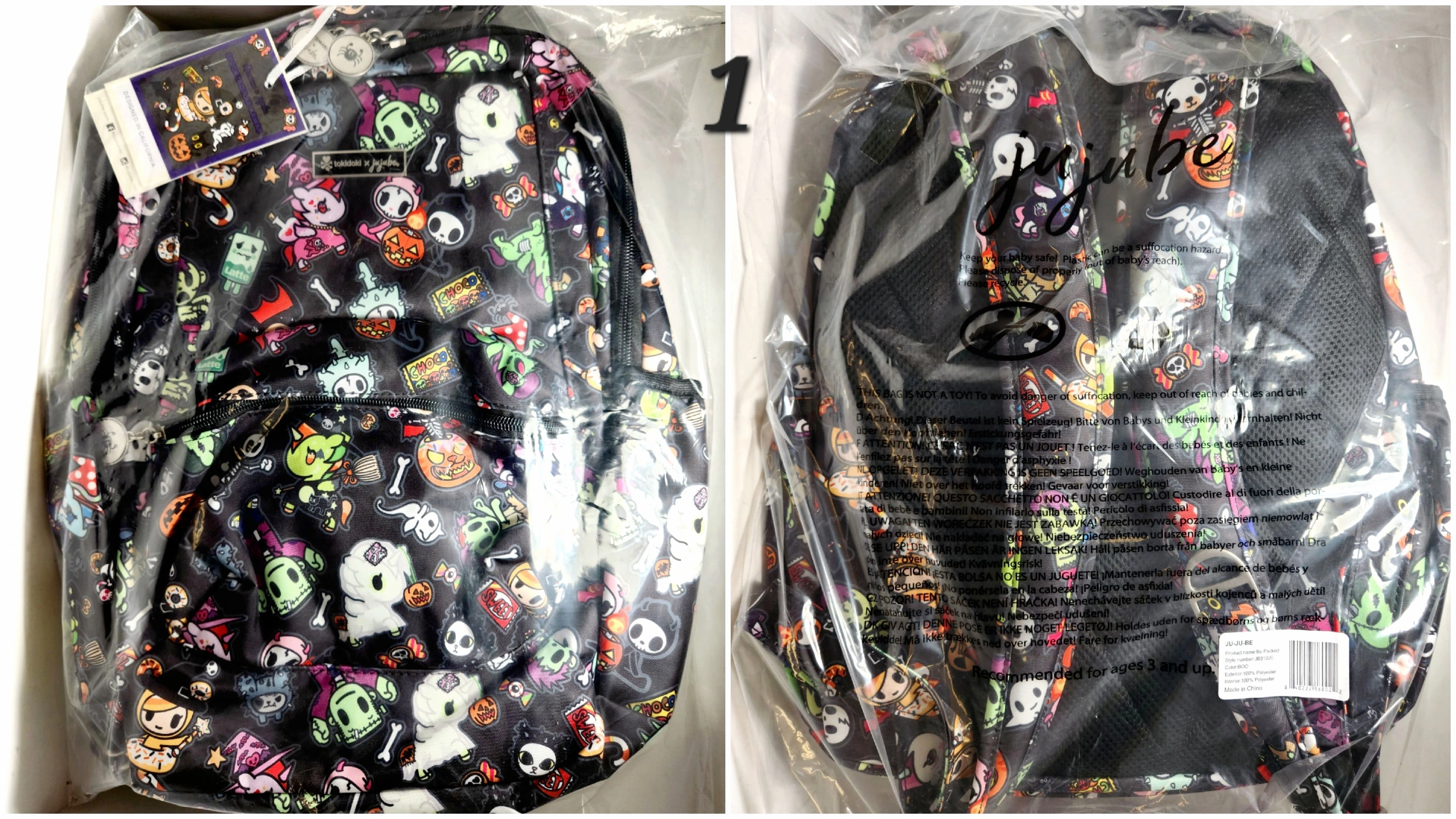 JuJuBe Tokidoki - Be Packed - Spooktacular Kawaii