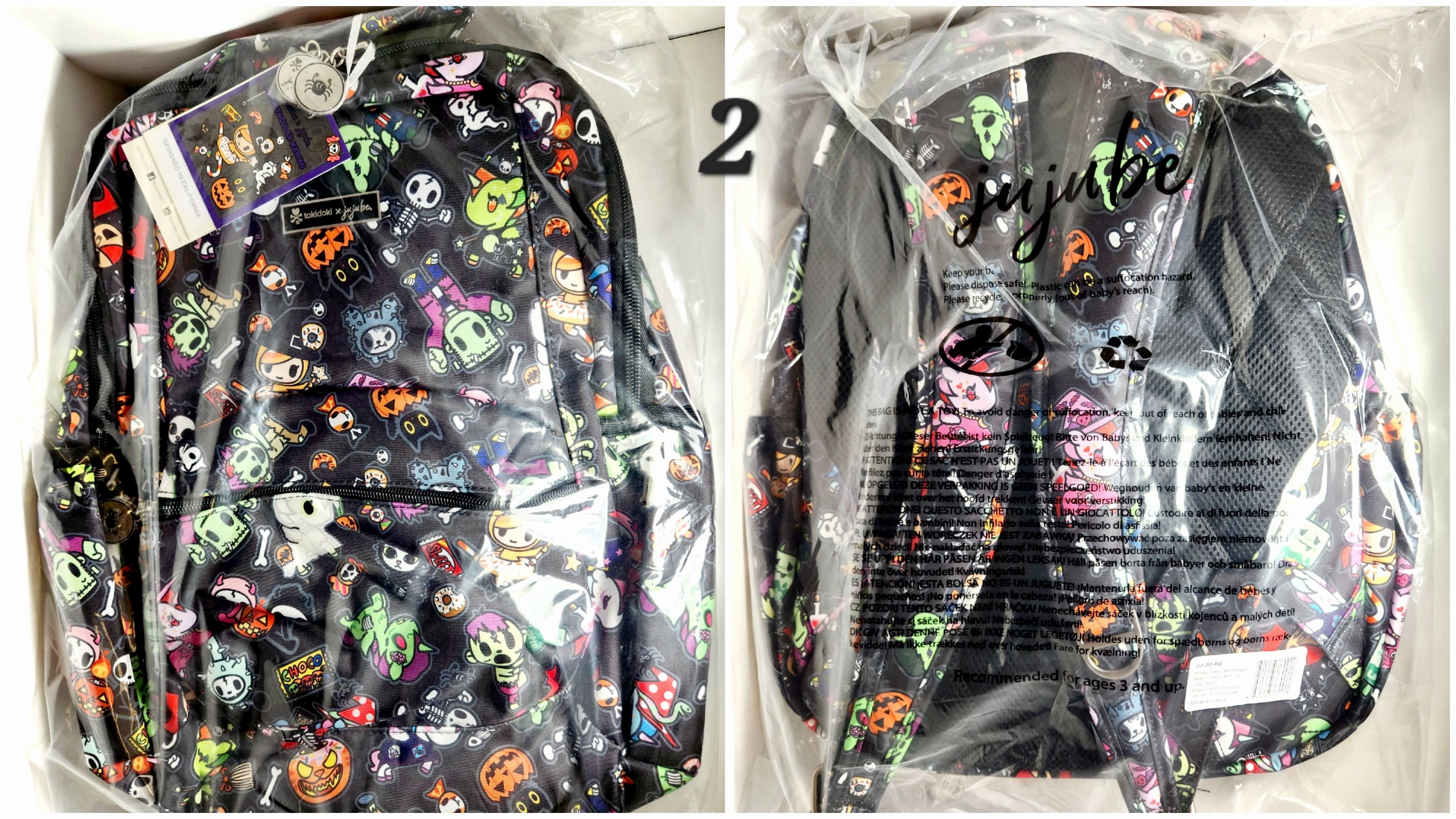 JuJuBe Tokidoki - Be Packed - Spooktacular Kawaii