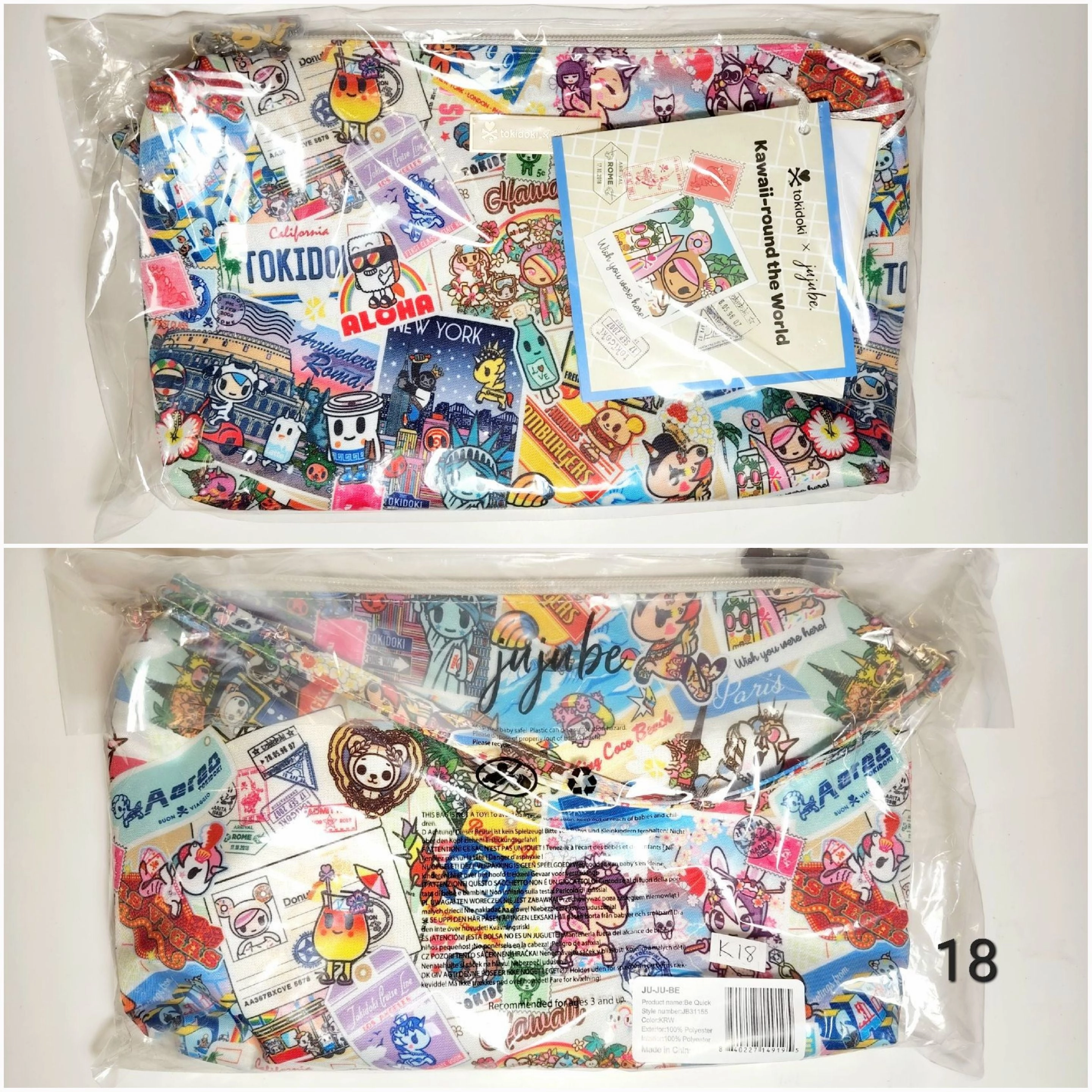 JuJuBe Tokidoki - Be Quick - Kawaii Around the World