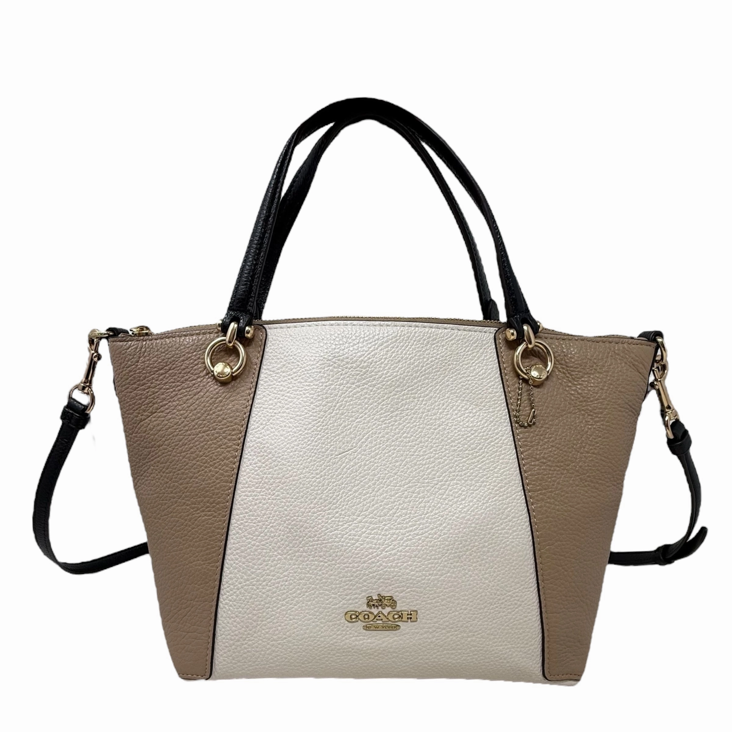 Kacey Satchel Crossbody Designer By Coach In Colorblock Chalk Multi, Size: Medium