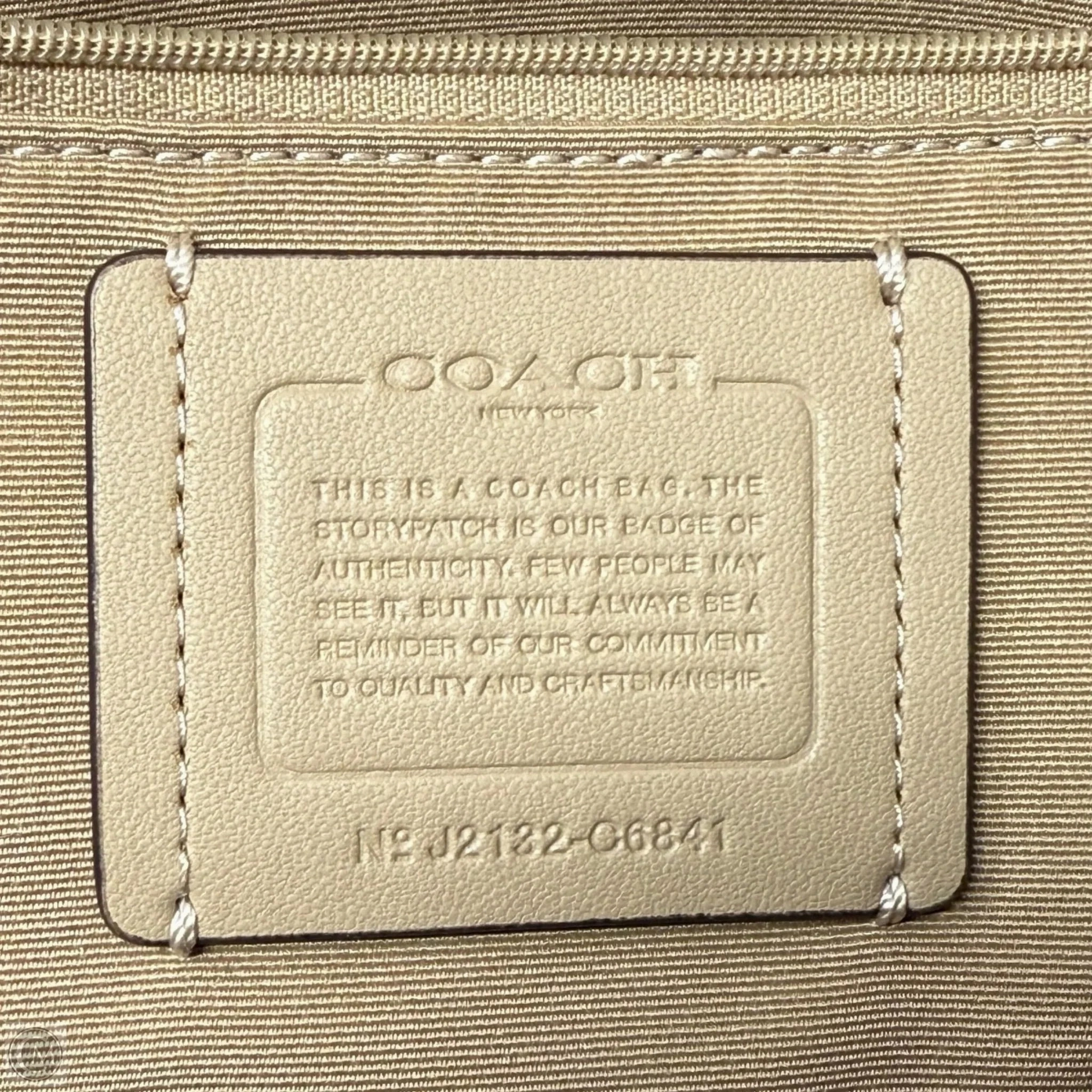 Kacey Satchel Crossbody Designer By Coach In Colorblock Chalk Multi, Size: Medium