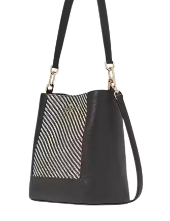 Kate Spade New York Lena Straw Bucket Bag