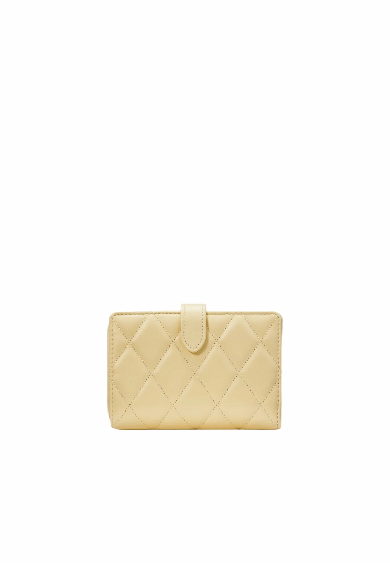 Kate Spade Carey Medium Wallet Compact Bifold In Butter KG424