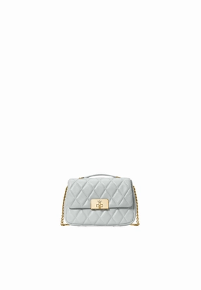 Kate Spade Carey Quilted Crossbody Bag Small Flap In Stone Path Kj949