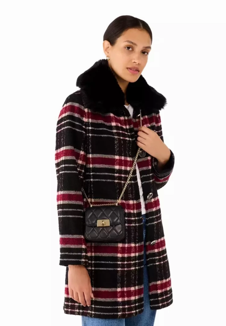 Kate Spade Carey Quilted Micro Flap Crossbody Bag In Black KJ956