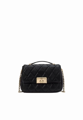Kate Spade Carey Quilted Small Flap Crossbody Bag In Black KJ949