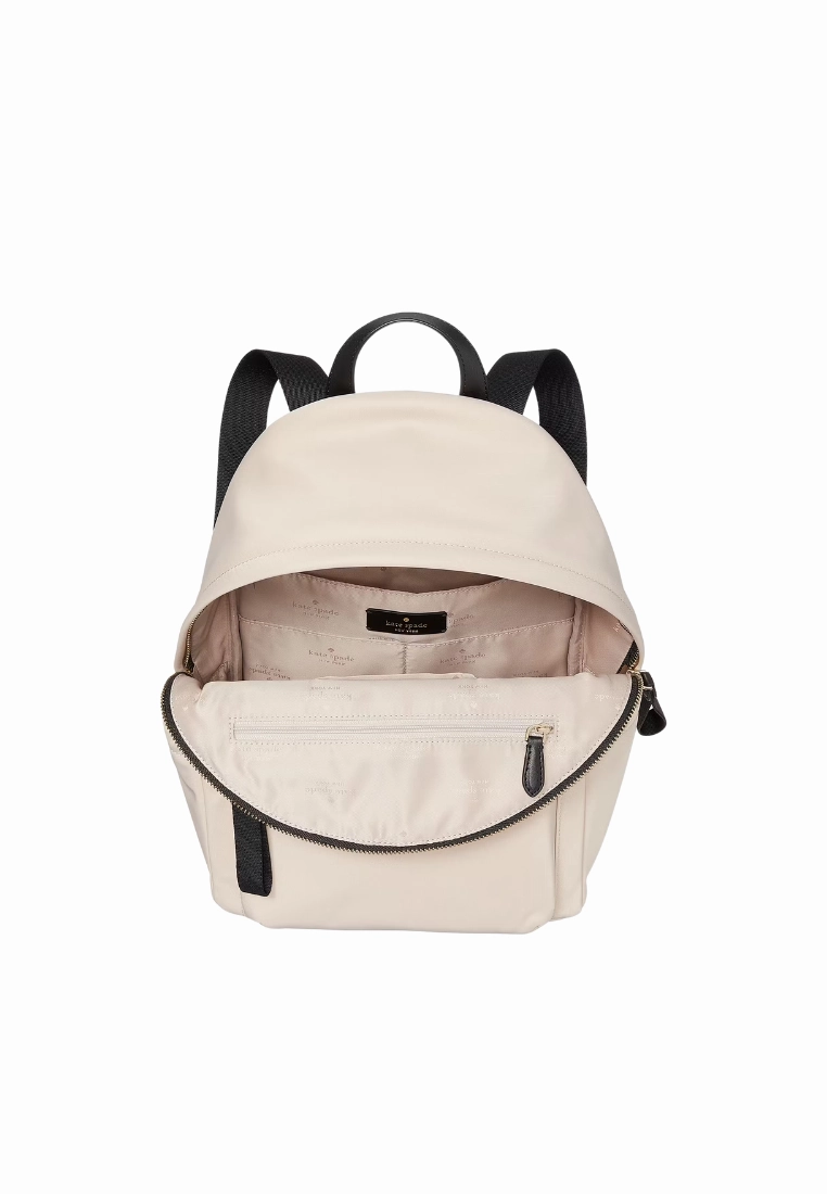 Kate Spade Chelsea Medium Backpack Nylon In Warm Beige KE955