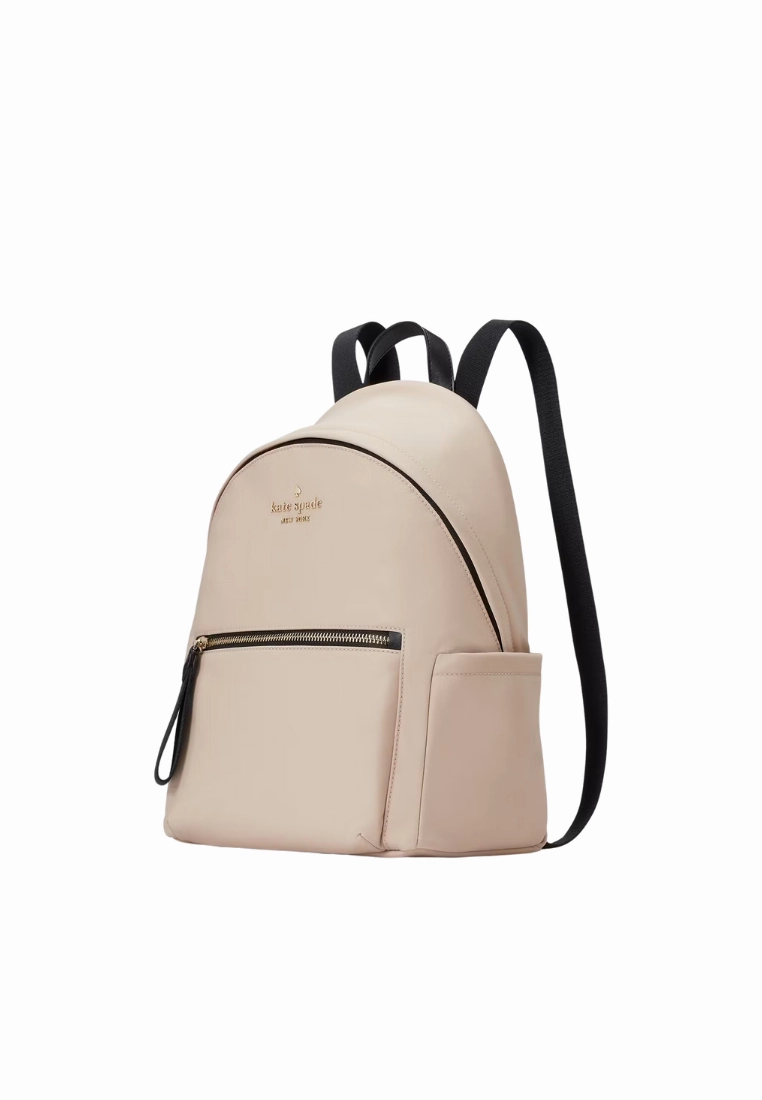 Kate Spade Chelsea Medium Backpack Nylon In Warm Beige KE955