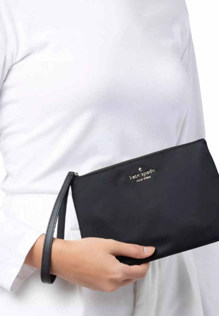 Kate Spade Chelsea Medium Wristlet Pouch In Black KC633
