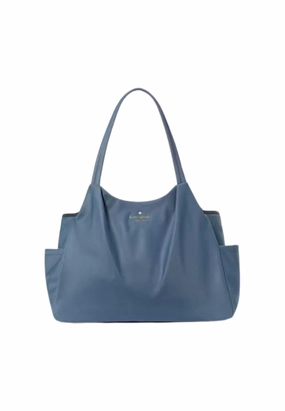 Kate Spade Chelsea Nylon Baby Tote Bag In Blue Stone KF318