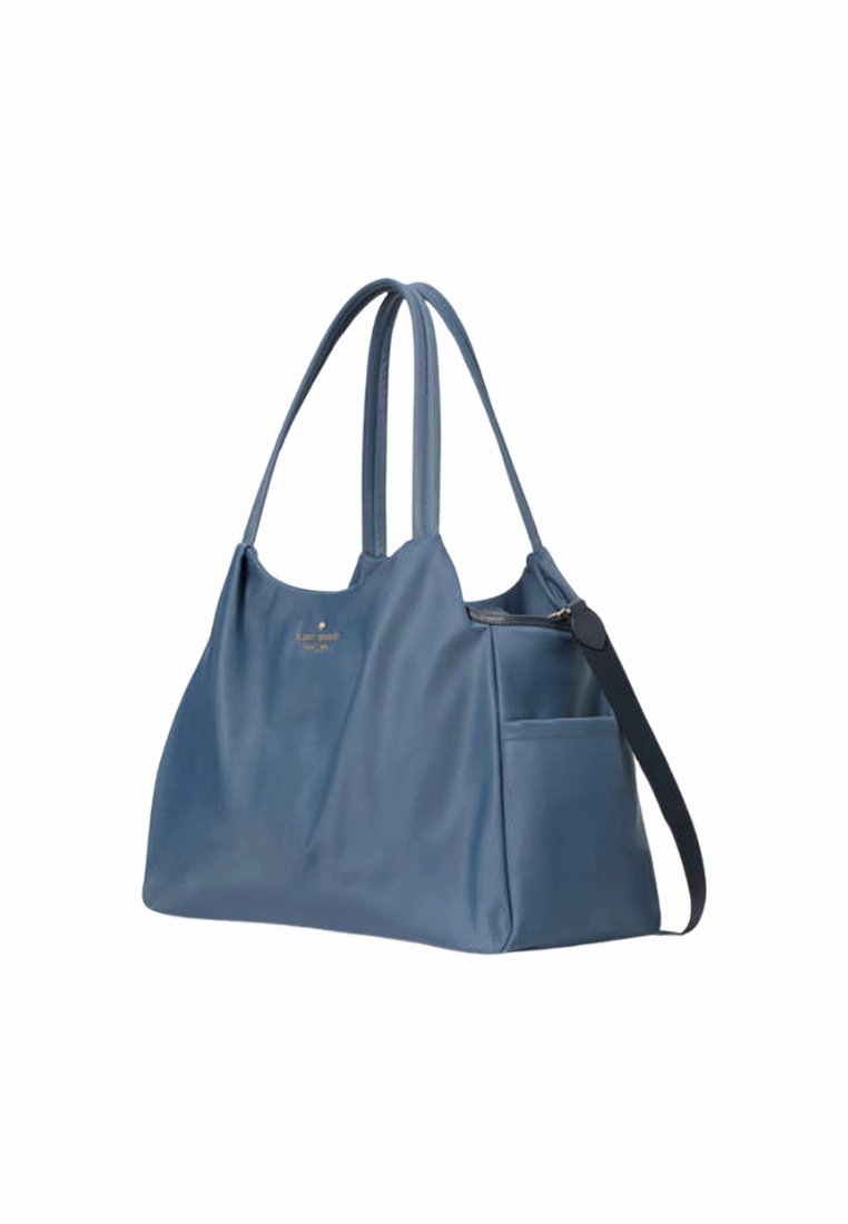 Kate Spade Chelsea Nylon Baby Tote Bag In Blue Stone KF318