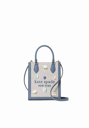 Kate Spade Ellie Mini Applique Tote Bag In Blue Multi KK241