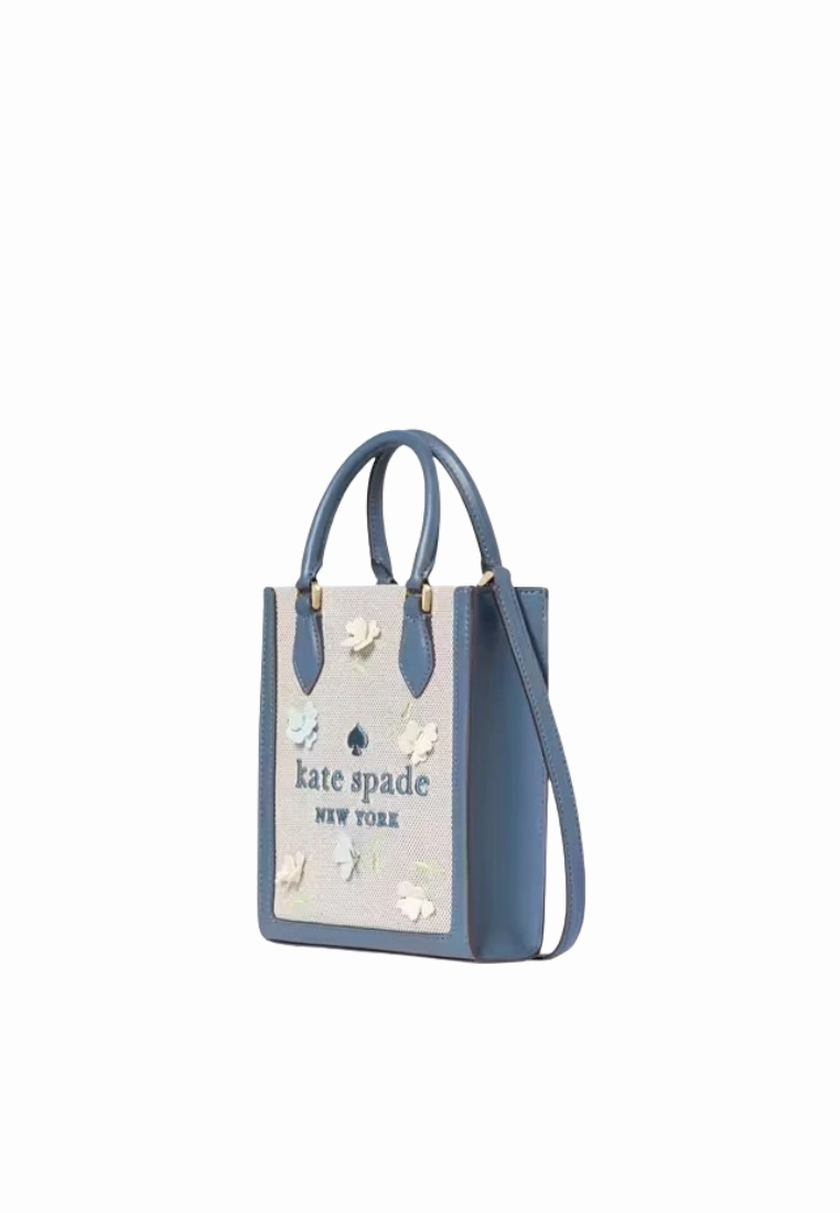 Kate Spade Ellie Mini Applique Tote Bag In Blue Multi KK241