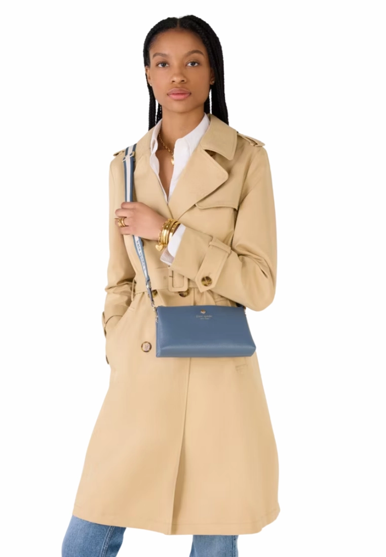 Kate Spade Emma Mini Crossbody Bag In Blue Stone KK257
