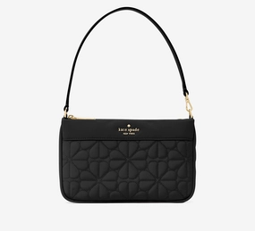 Kate Spade Flower Quilted Fabric Convertible Wristlet