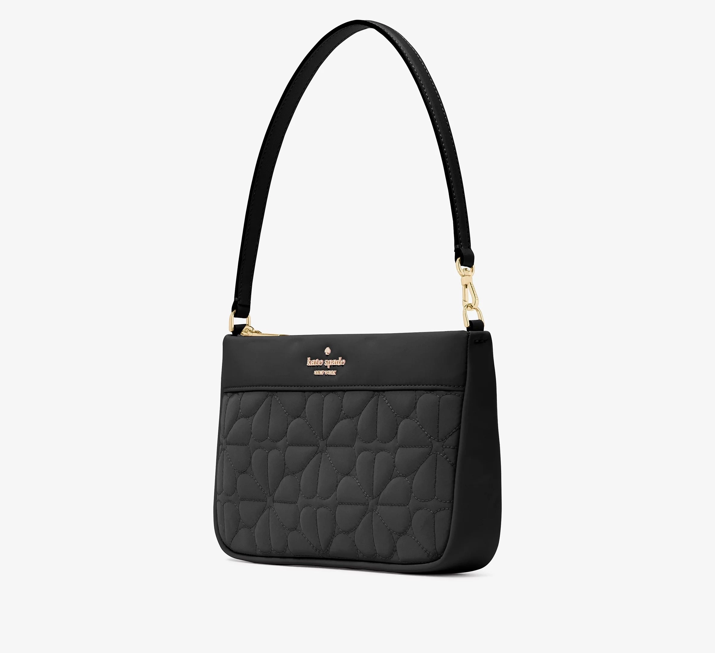 Kate Spade Flower Quilted Fabric Convertible Wristlet