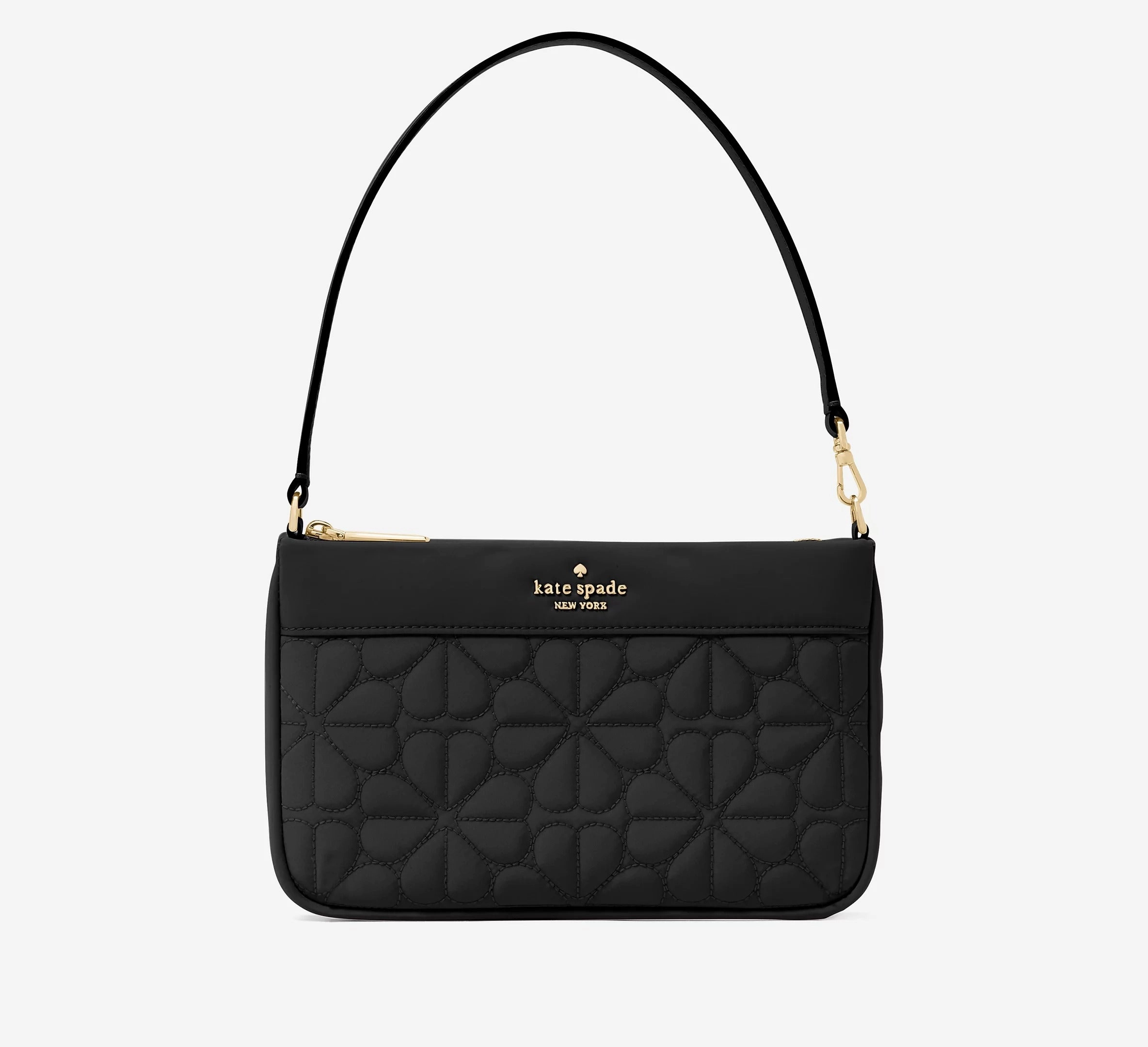 Kate Spade Flower Quilted Fabric Convertible Wristlet