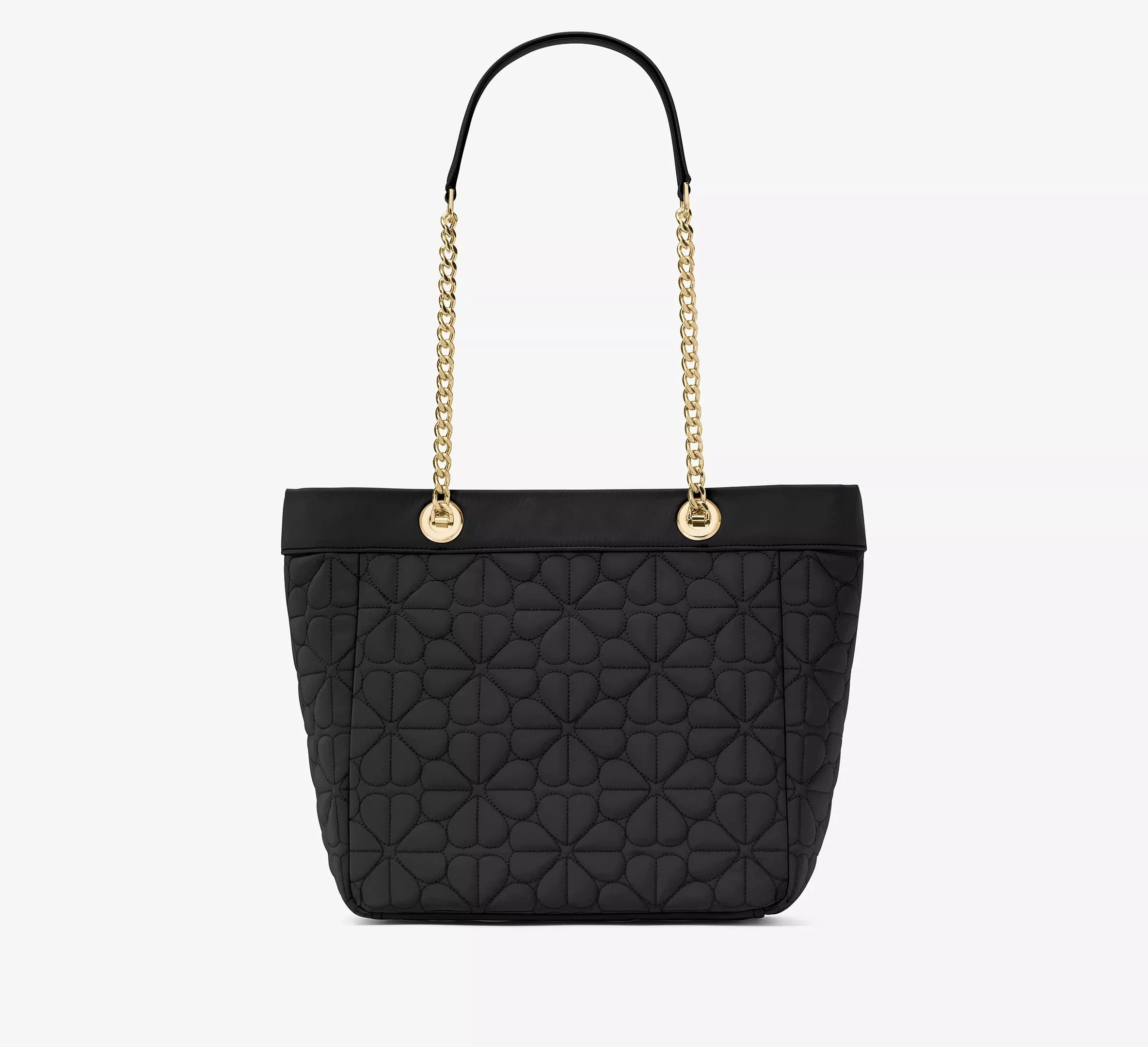 Kate Spade Flower Quilted Fabric Medium Tote